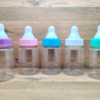 10 Mini Mamadeira Chá De Bebê Revelação