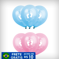 25 Unidades Balão Bexiga Pezinho nº9