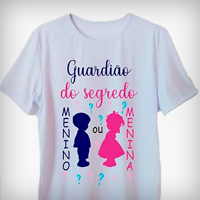 Camiseta Masculina Chá Revelação Guardião do Segredo