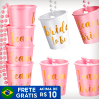 Kit 11 Unidades Shot Despedida de Solteiro - Rosa