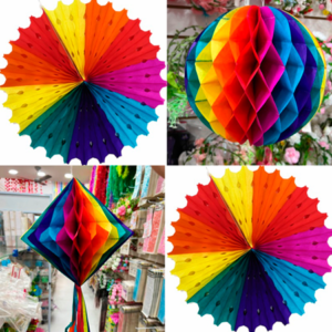 Enfeite Decoração De Papel Colorido Várias Opção Para Festa Junina Juliana