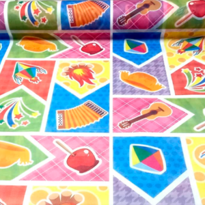 TNT Estampado Festa Junina Caipira São João - 3,00m x 1,40m