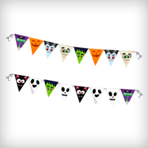 Faixa Happy Hallowen Bandeirinha Decorativa p/Dia das Bruxas - Piffer