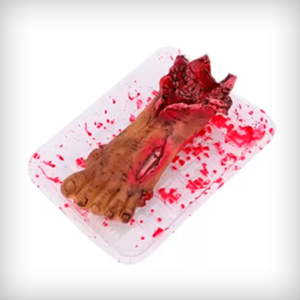 Pé hallowen ensanguentado - RICA FESTAS