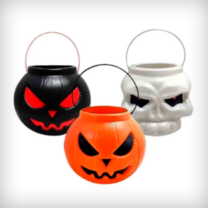 Balde de Hallowen Abóbora e Caveira - KLF